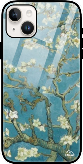 Kailjay's Van Gogh Apple Blossom iPhone 14 Plus Back Glass Cover