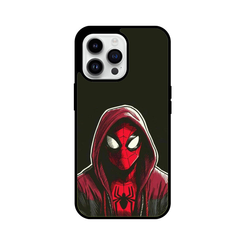 SpiderMan into Spiderverse High Premium Grade Glass back case/cover for iPhone