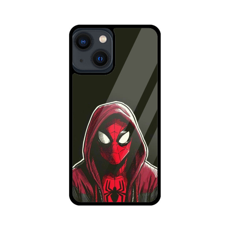 SpiderMan into Spiderverse High Premium Grade Glass back case/cover for iPhone