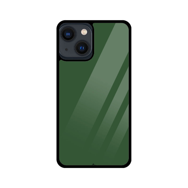 KailJay's Exclusive Premium Glass GREEN Back Case/Cover for iPhone