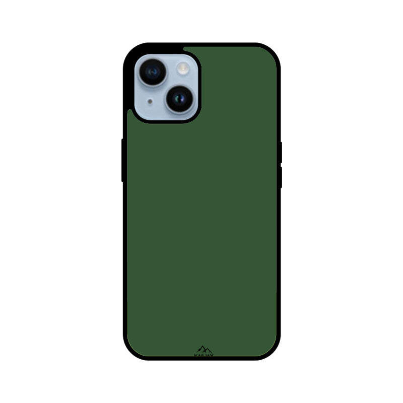 KailJay's Exclusive Premium Glass GREEN Back Case/Cover for iPhone