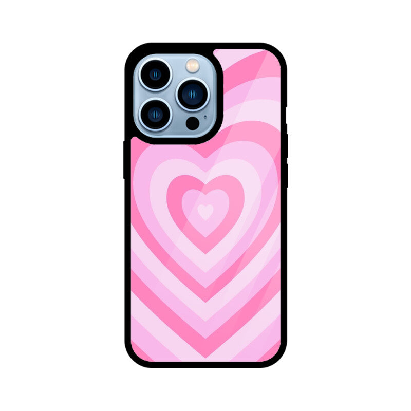 PowerPuff Girls Hearts Premium Grade Glass Back Case/Cover for iPhone