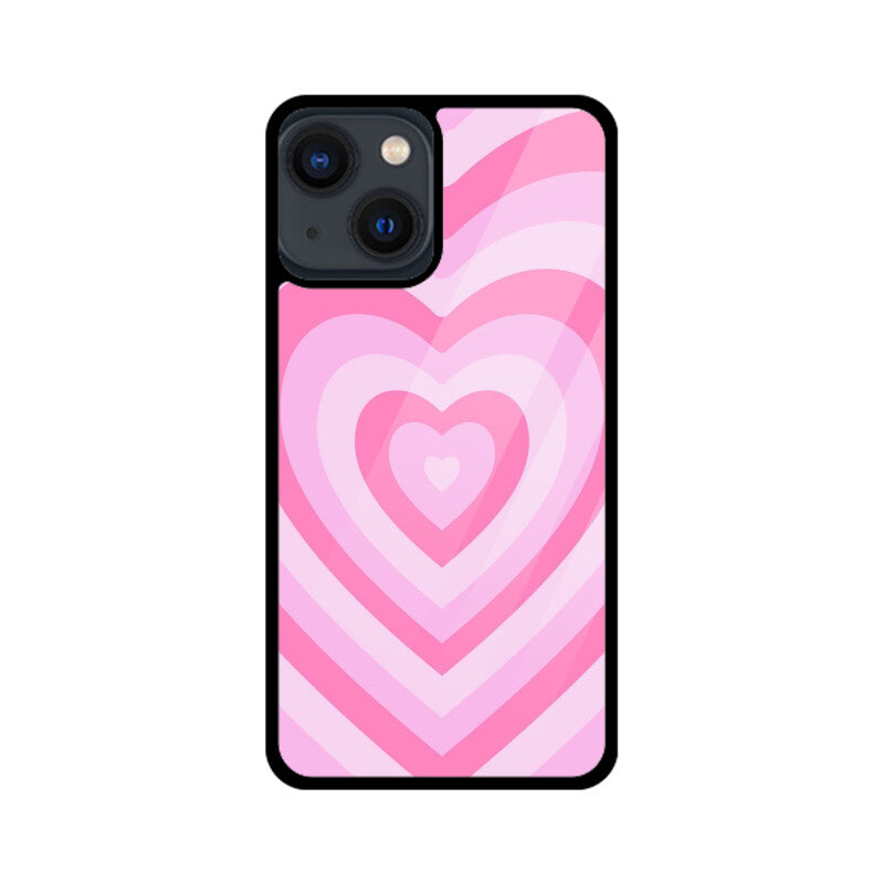 PowerPuff Girls Hearts Premium Grade Glass Back Case/Cover for iPhone