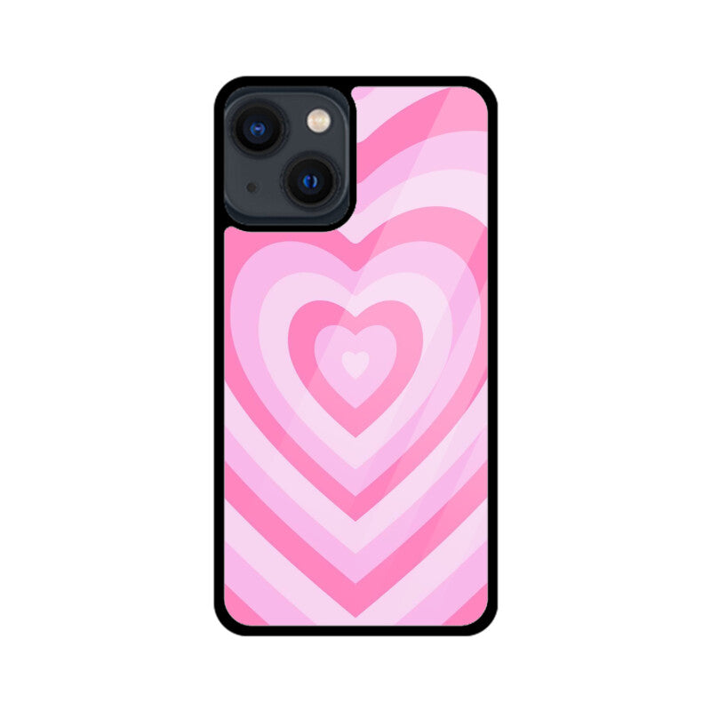 PowerPuff Girls Hearts Premium Grade Glass Back Case/Cover for iPhone