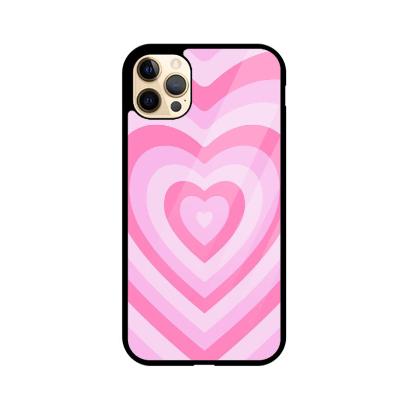 PowerPuff Girls Hearts Premium Grade Glass Back Case/Cover for iPhone