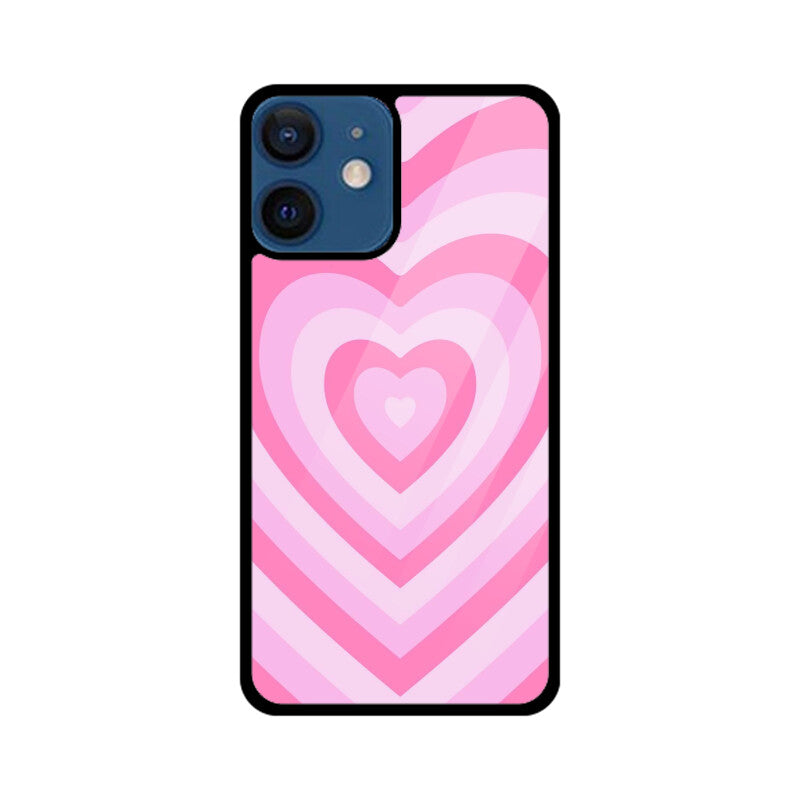 PowerPuff Girls Hearts Premium Grade Glass Back Case/Cover for iPhone