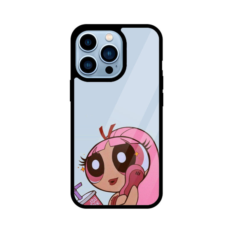 KailJay's Sassy PowerPuff Girls Premium Grade Glass Back Case/Cover for iPhone