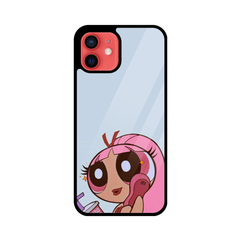 KailJay's Sassy PowerPuff Girls Premium Grade Glass Back Case/Cover for iPhone