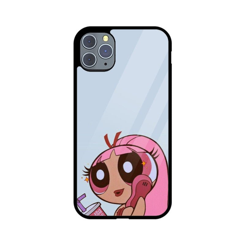 KailJay's Sassy PowerPuff Girls Premium Grade Glass Back Case/Cover for iPhone